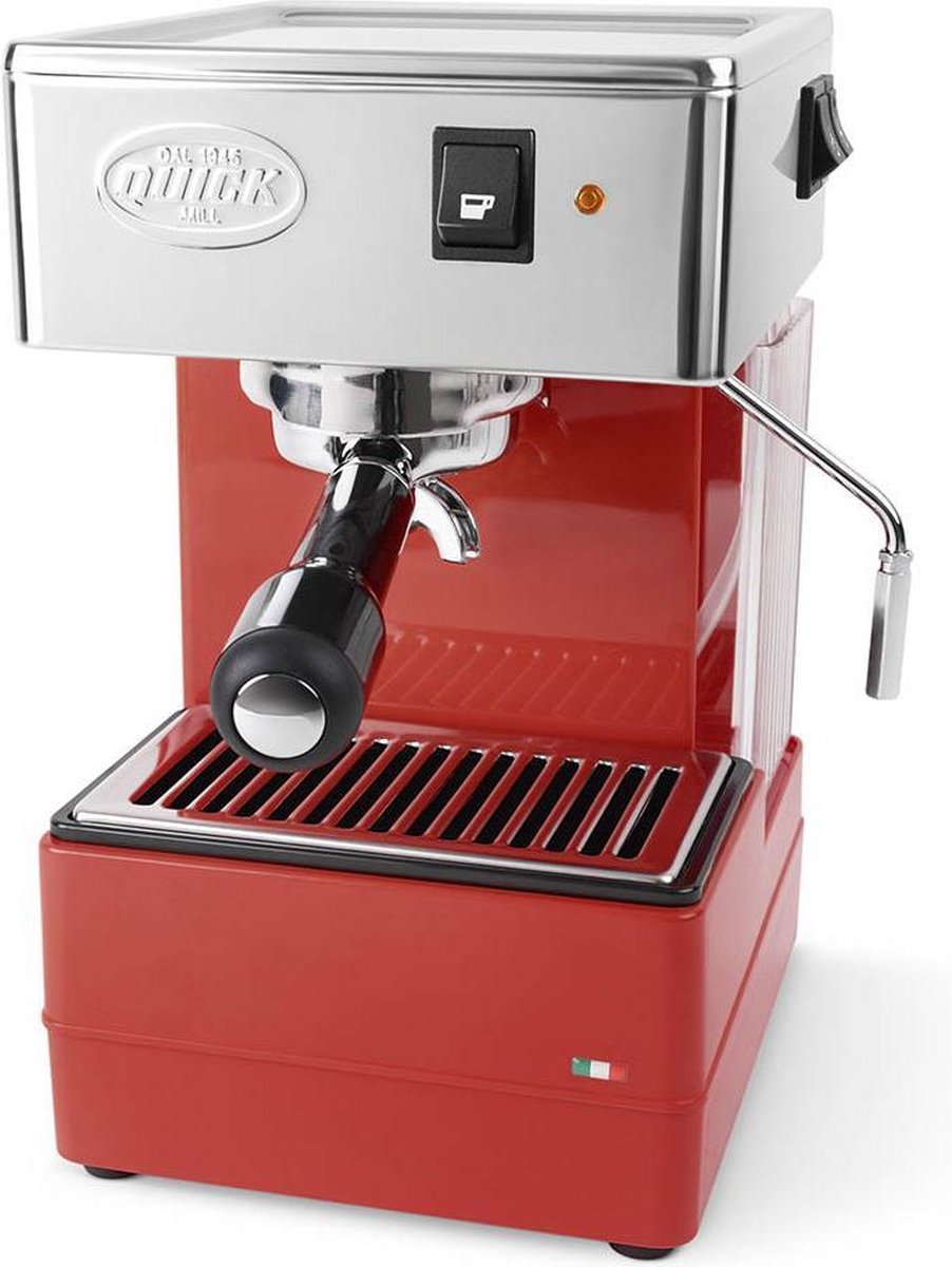 De Quick Mill 820 Pistonmachine Rood in één oogopslag