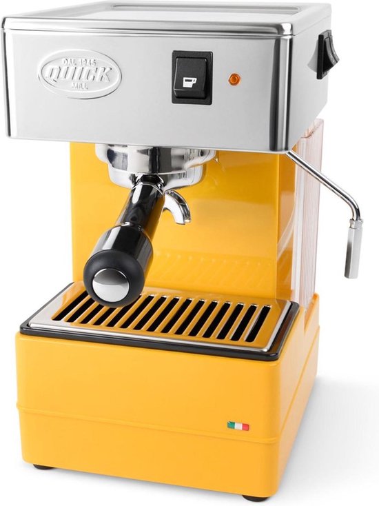 Quickmill 820 Pistonmachine Geel — duurzame klassieker met snelle temperatuurwissel