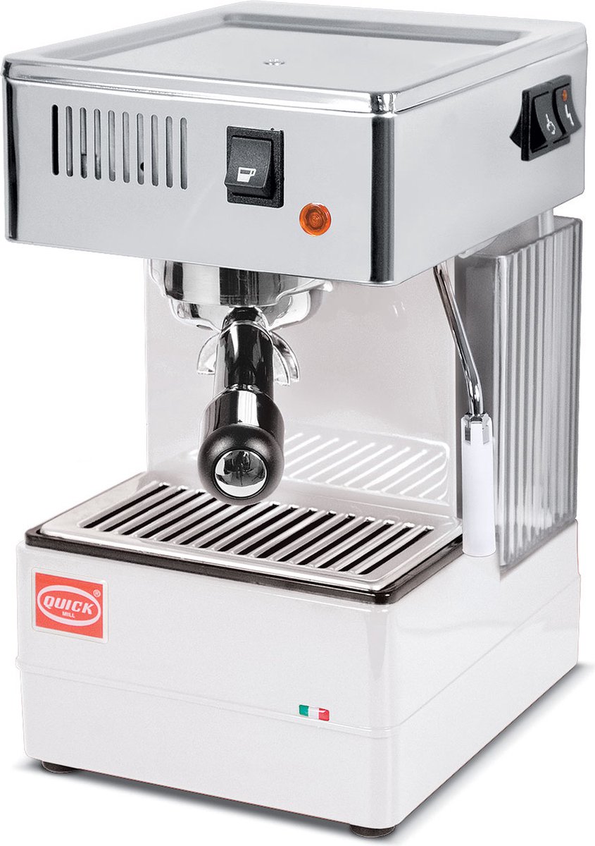 De Quickmill 820 Pistonmachine Wit in één oogopslag