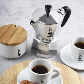 RFWR® Espressomachine Aluminium Zilver 1 Kopje
