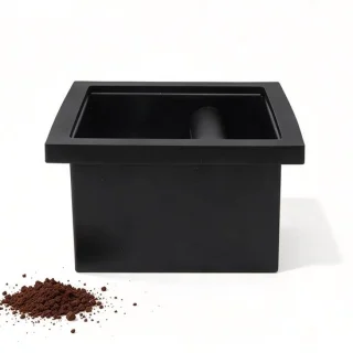 Roestvrijstalen klopbox voor espressomachine