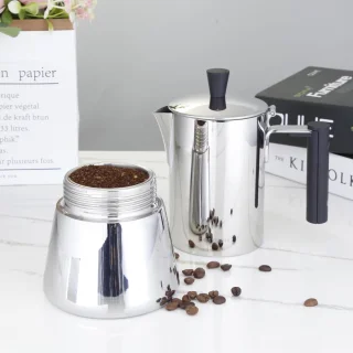 Roestvrijstalen koffietrechterfilter voor espressomachine