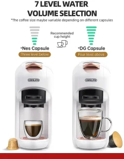Rustive 5-in-1 Koffiemachine Wit