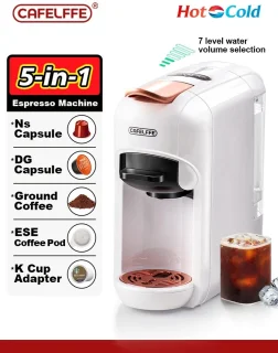 Rustive 5-in-1 Koffiemachine Wit