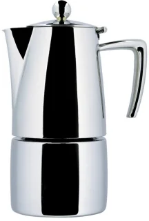RVS-espressomachine voor 1 kopje
