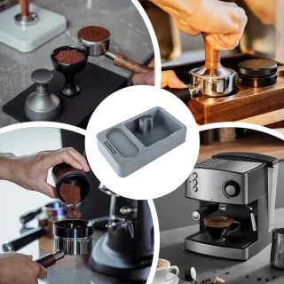 Sabotage koffie tamping station