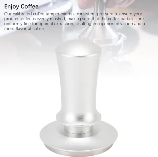 Sabotage koffietamper 58 mm zilver