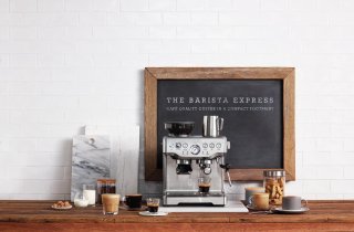 Sage Barista Express Pistonmachine RVS