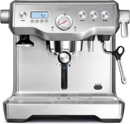 Sage Dual Boiler Pistonmachine Zilver: professioneel barista-plezier thuis