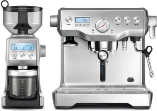 Sage The Dynamic Duo Pistonmachine en Grinder