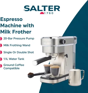 Salter Espressomachine RVS