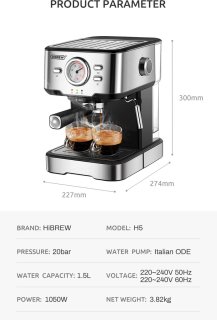 Seastone Hibrew Semi-automatische Espressomachine