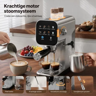 Sello espressomachine semi automatisch cold brew 4 in 1 portafilter