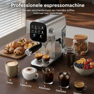 Sello espressomachine semi automatisch cold brew 4 in 1 portafilter