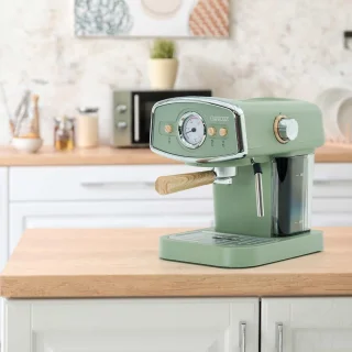 Semi-automatische espressomachine - Matgroen