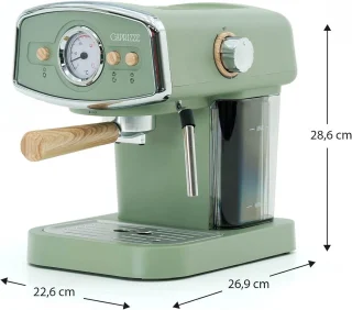 Semi-automatische espressomachine - Matgroen