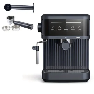 Semi-automatische espressomachine – zwart