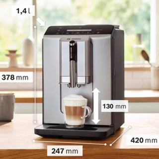 Serie 2 VeroCafe TIE20301 Espresso volautomaat Zilver