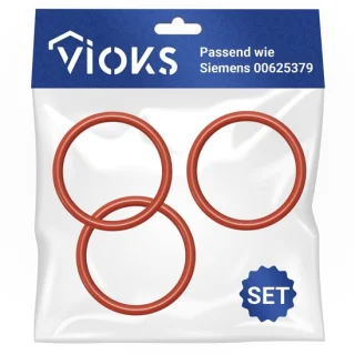 Set 3 O-ringen 32 x 4 mm voor koffiezetunit volautomatische espressomachine, buiten Ø 40 mm