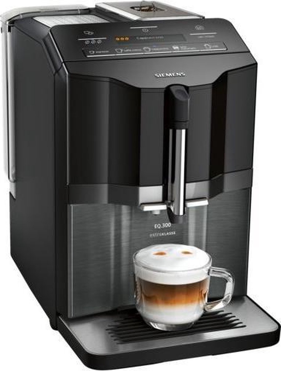 Wat vinden we goed aan de Siemens EQ.300 extraKlasse TI355F09DE Volautomatische espressomachine Zwart