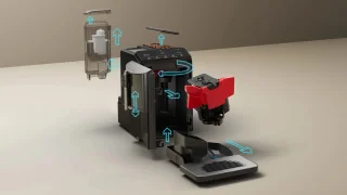 Siemens EQ300 TF301E09 Espresso Volautomaat Zwart
