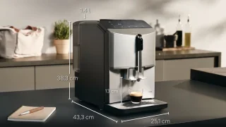 Siemens EQ300 TF303E07 espressomachine RVS
