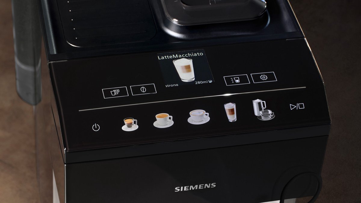 Wat vinden we goed aan de Siemens EQ500 TP511R01 Espressomachine Licht zilver