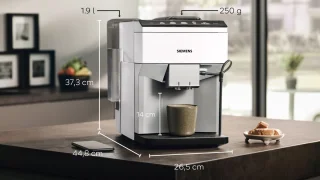 Siemens EQ500 TP515R02 Espressomachine Licht Zilver/Wit