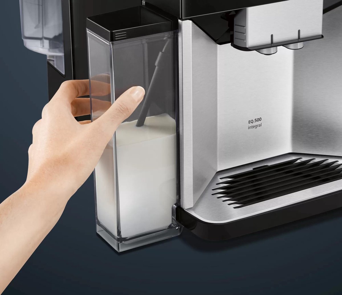 Wat vinden we goed aan de Siemens EQ500 TQ507R03 Volautomatische espressomachine Zwart/RVS