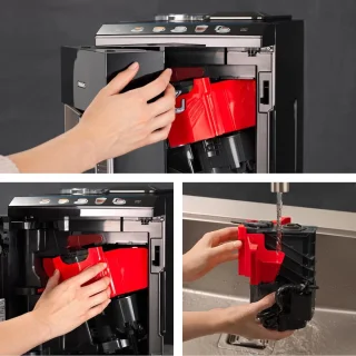 Siemens EQ500 TQ507R03 Volautomatische espressomachine Zwart/RVS
