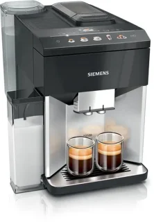 Siemens EQ500 TQ513R01 espressomachine licht zilver