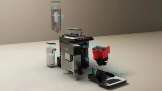 Siemens EQ500 TQ517R03 espressomachine RVS