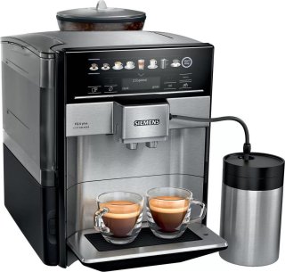 De Siemens EQ6 Plus ExtraKlasse TE657F03DE Volautomatische espressomachine in één oogopslag