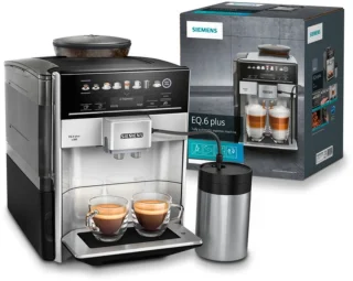 Siemens EQ6 Plus s300 TE653M11RW espressomachine zilver