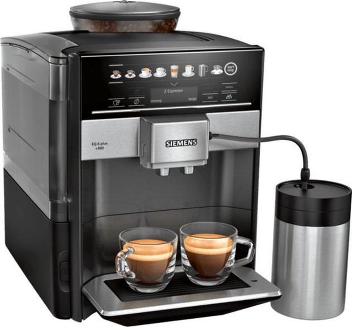 Siemens EQ.6 Plus S800 TE658209RW Espressomachine Zwart