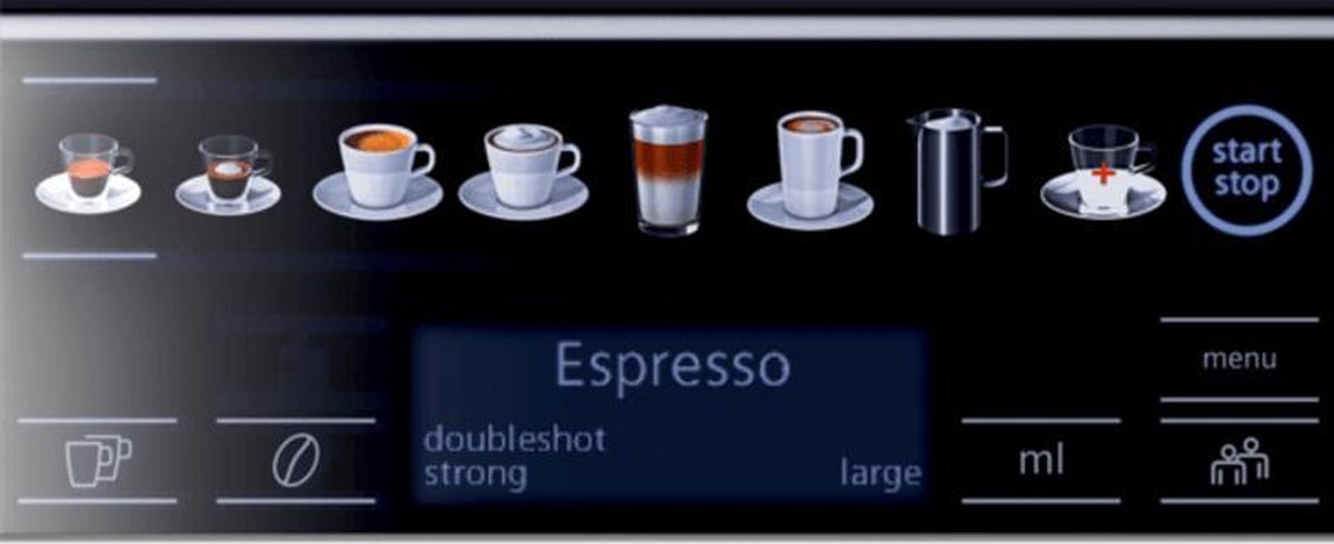 Siemens EQ.6 Plus S800 TE658209RW Espressomachine Zwart