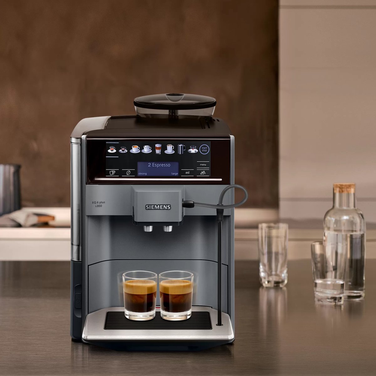 Siemens EQ.6 Plus S800 TE658209RW Espressomachine Zwart
