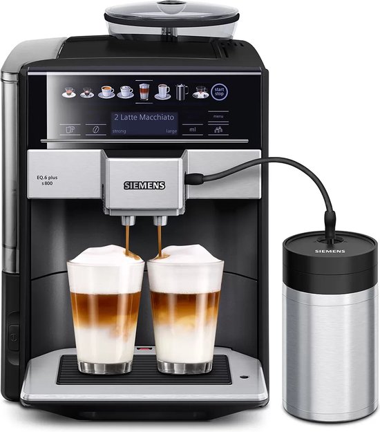 Siemens EQ.6 Plus S800 — krachtig gemak voor thuisbarista's