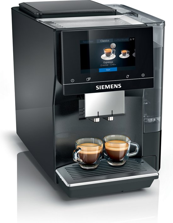 Siemens EQ700 Classic TP707R06 espressomachine zwart review