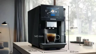 Siemens EQ700 TP713R09 espressomachine Piano zwart
