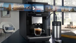 Siemens EQ700 TP713R09 espressomachine Piano zwart