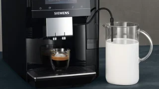 Siemens EQ700 TP713R09 espressomachine Piano zwart