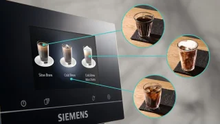 Siemens EQ700 TQ713R03 espressomachine zwart/rvs
