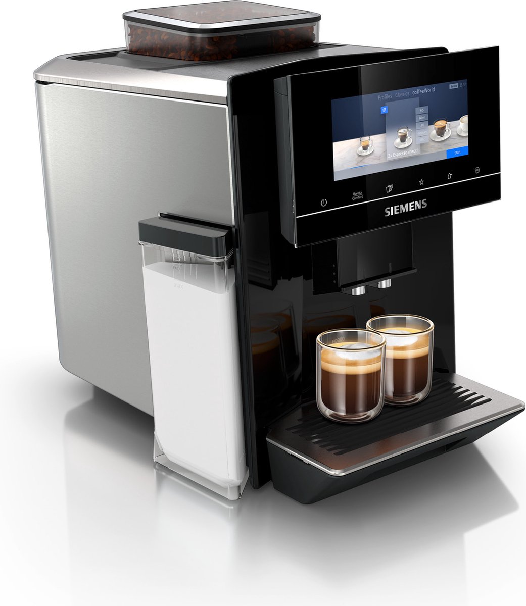 Wat vinden we goed aan de Siemens EQ900 TQ903R09 espressomachine zwart