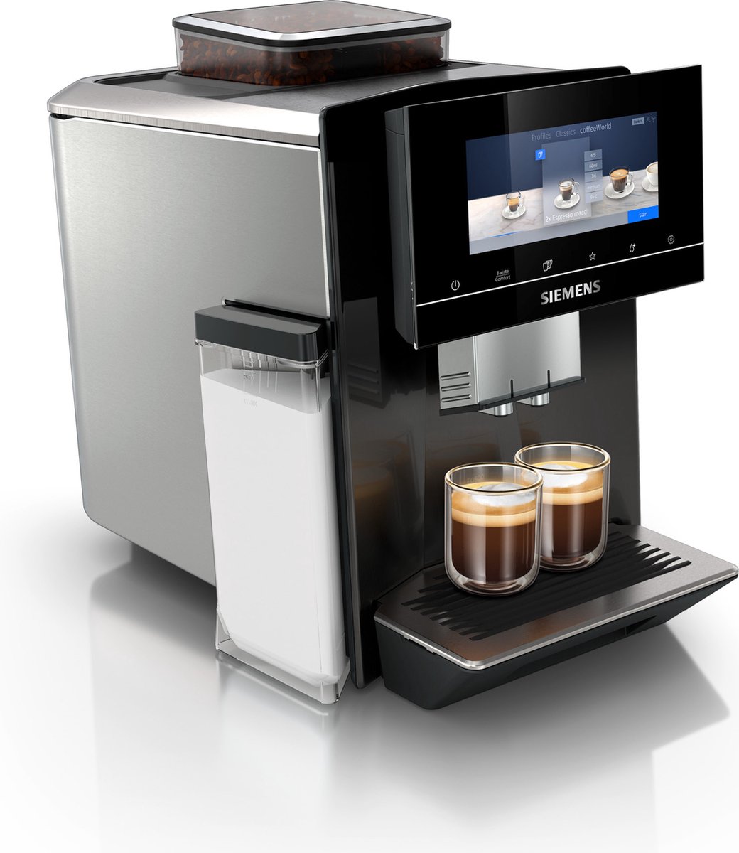 Wat vinden we goed aan de Siemens EQ900 TQ905R09 volautomatische espressomachine zwart/rvs