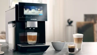 Siemens EQ900 TQ905R09 volautomatische espressomachine zwart/rvs