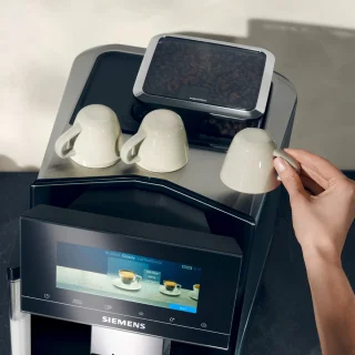 Siemens EQ900 TQ905R09 volautomatische espressomachine zwart/rvs