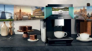 Siemens EQ900 TQ905R09 volautomatische espressomachine zwart/rvs