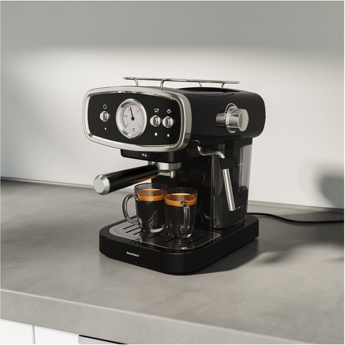 Wat vinden we goed aan de SILVERCREST KITCHEN TOOLS Espressomachine Pastel