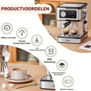 Smart Touch 20-bar espressomachine